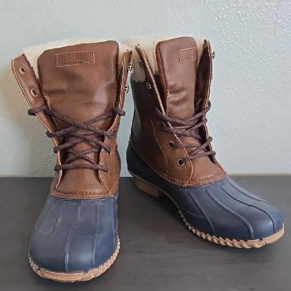 London Fog Windchill Winter Duck Boots Size 9 - Picture 2 of 10